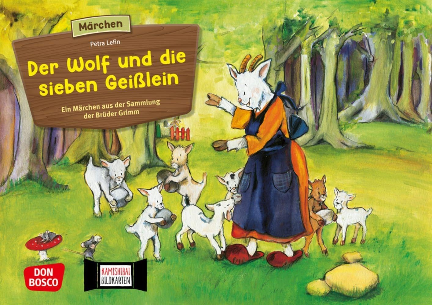 Der Wolf und die sieben Geißlein. Kamishibai Bildkartenset: Entdecken - Erzählen - Begreifen: Märchen. Mit Textvorlage. Grimms Märchen als ... & Zuhause (Märchen für unser Erzähltheater)