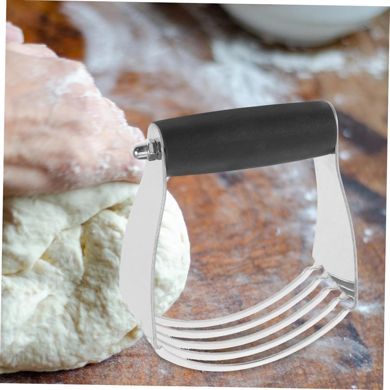 Dough Blender for Mixing with Blades Pastry Cutter Stainless Steel