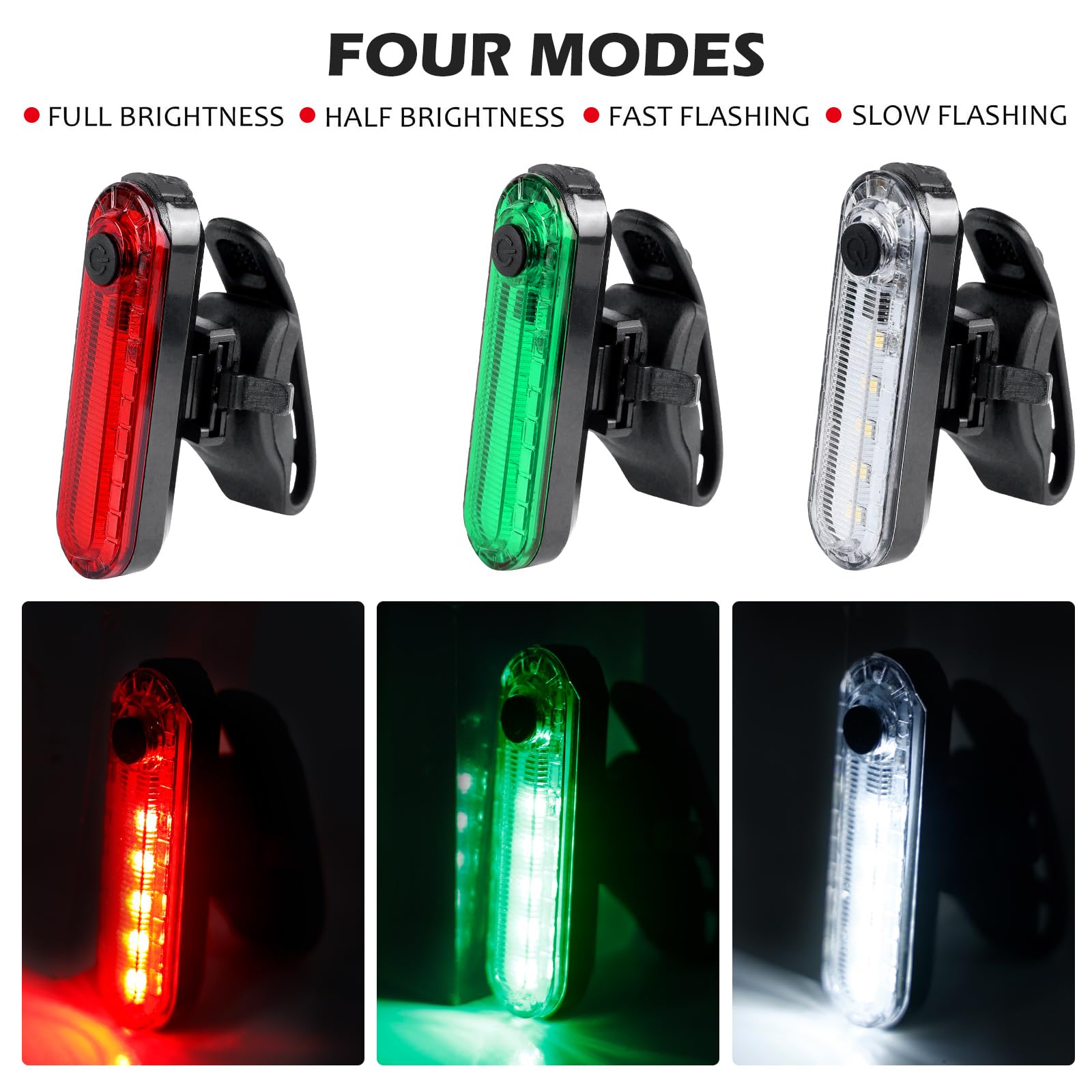 PORFOYO 6 Stück LED Navigationslichter Für Boote, Boots Navigationslichter, Boots-Navigations lichter Buglichter Led Bootslichter Wasserdichte Signalleuchte 4 Arten Blinkmodus, Für Marine Boot Yacht