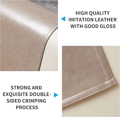 Miniatura 5 de Protector de reposacabezas reclinable antideslizante, fundas lavables de piel sintética para reposacabezas para silla reclinable, fundas