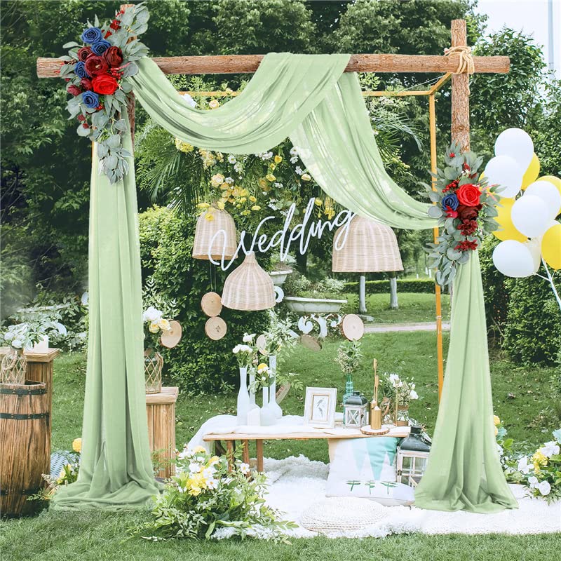 1/2/3 Teile/Satz 70 * 550 cm Hochzeit Bogen Drapieren Chiffon Stoff Sheer Kristall Hochzeit Tüll Drapieren Vorhang für Party Hintergrund DIY