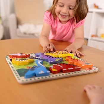 Amazon.co.jp: メリッサ&ダグ(Melissa&Doug) 木製おもちゃ 恐竜