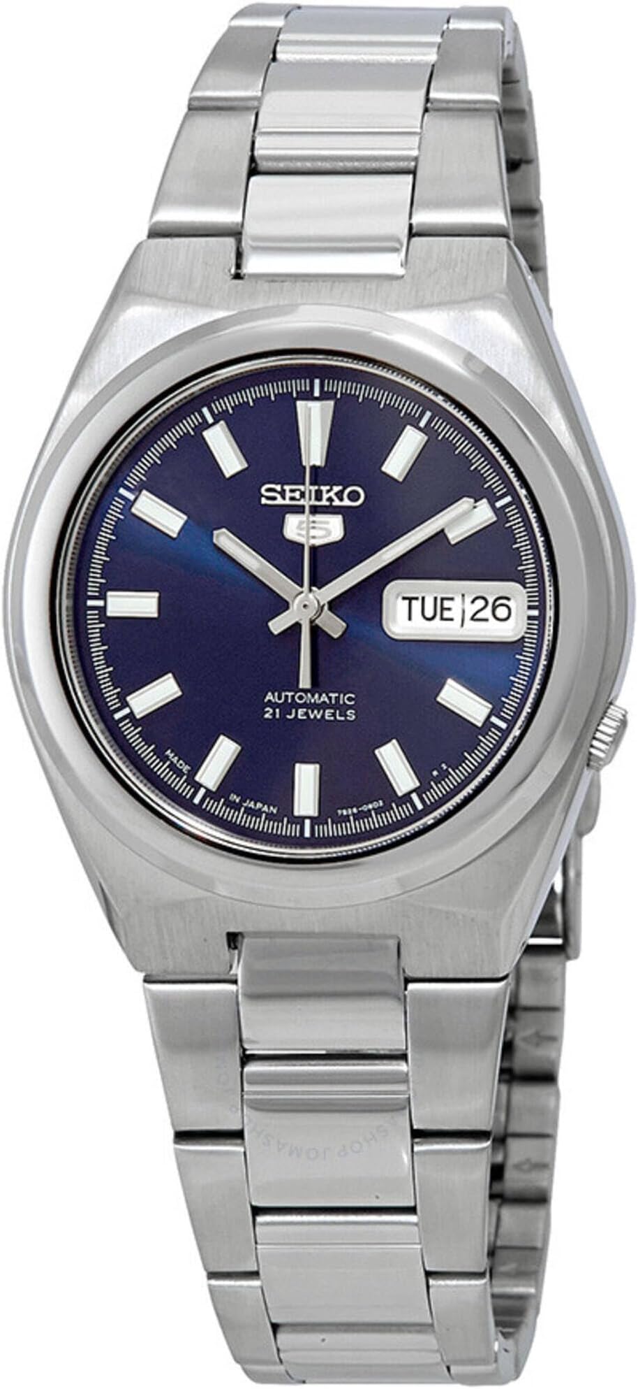Seiko Five Automatic Automatic SNKC51J1, blue, Modern