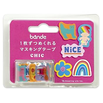 Amazon | グリーティングライフ シック bande バンデ マステ