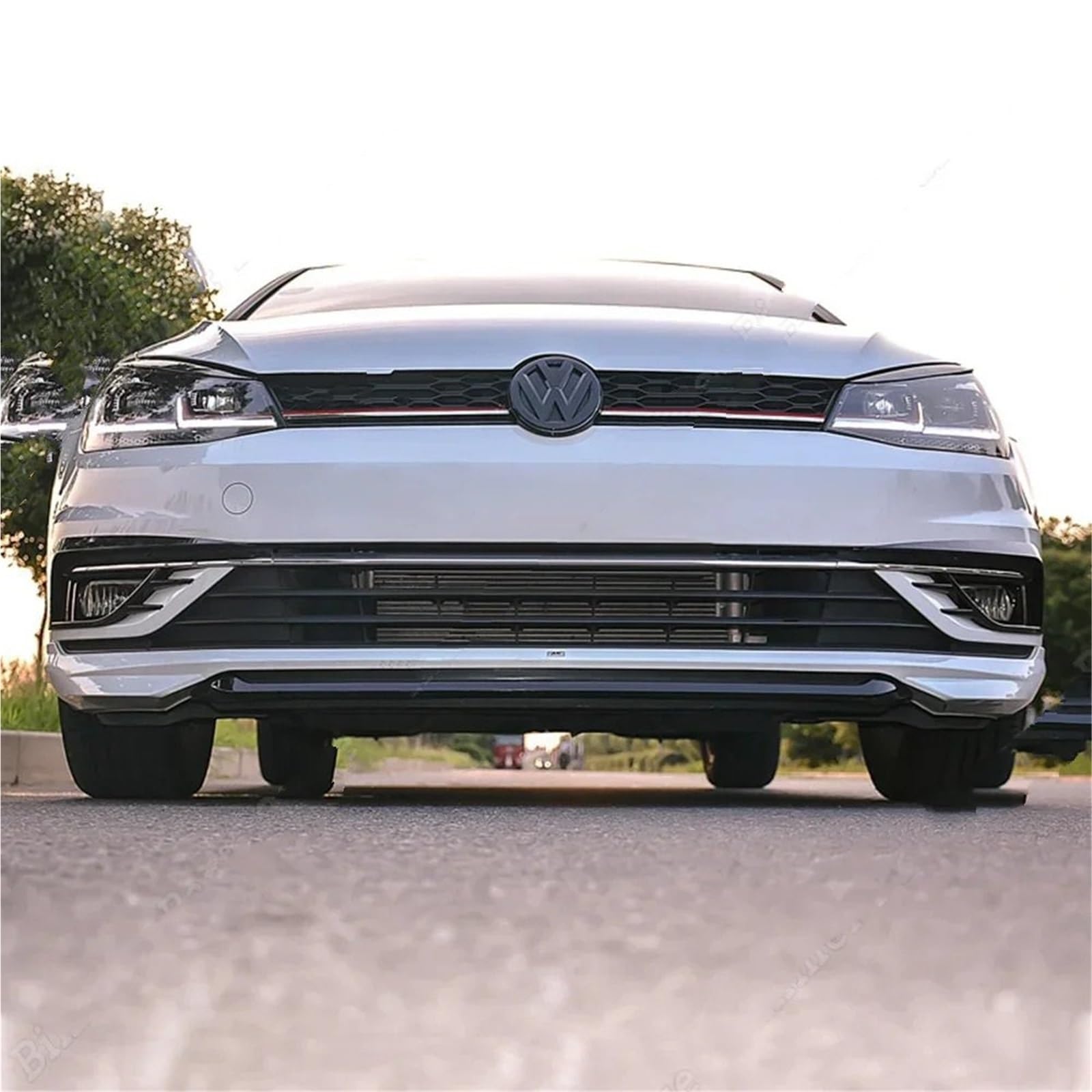 2 sztuki przednich osłon przeciwmgielnych zderzaka pasujących do Golfa 7 MK7 7.5 VII Facelift TSI TDI 2012-2020 Osłona przeciwmgielna Kratka samochodowa(MK7.5 Base)