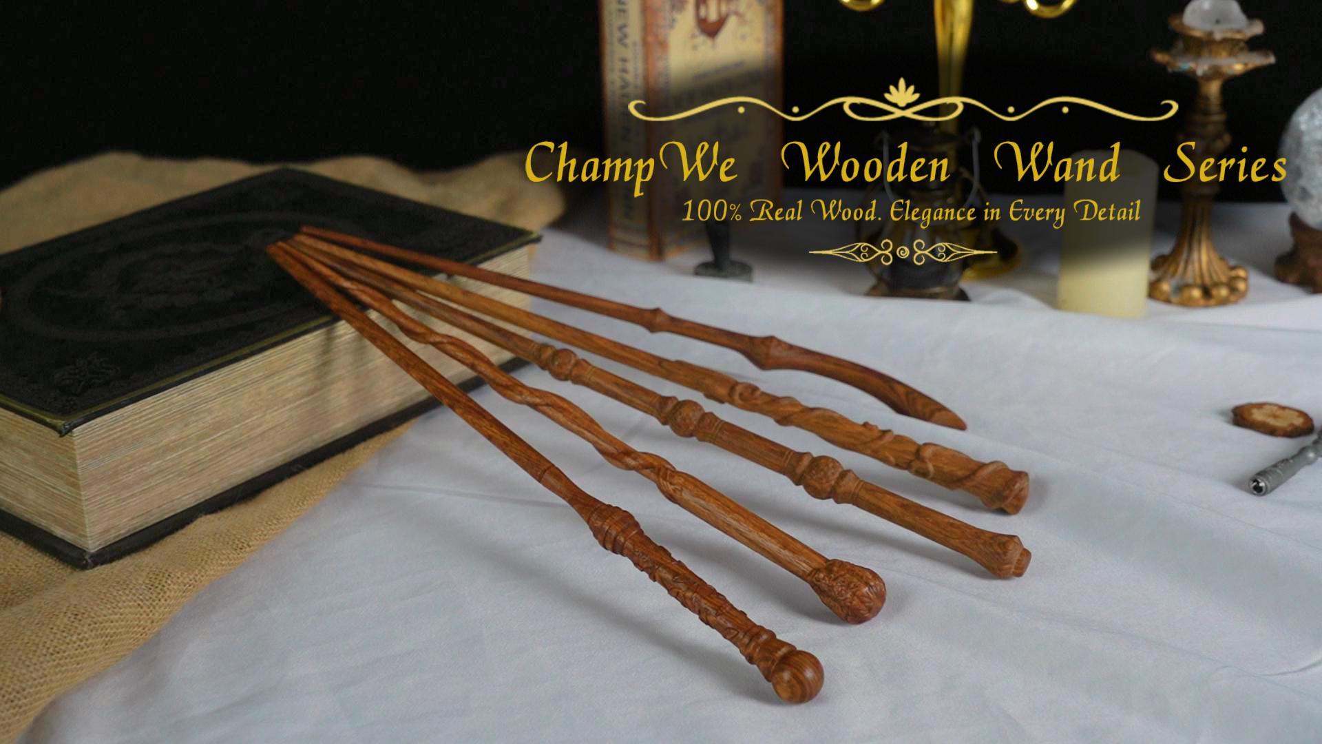 Amazon.com: ChampWe Wooden Magic Wand Wizard Witch Wood Wands Hand