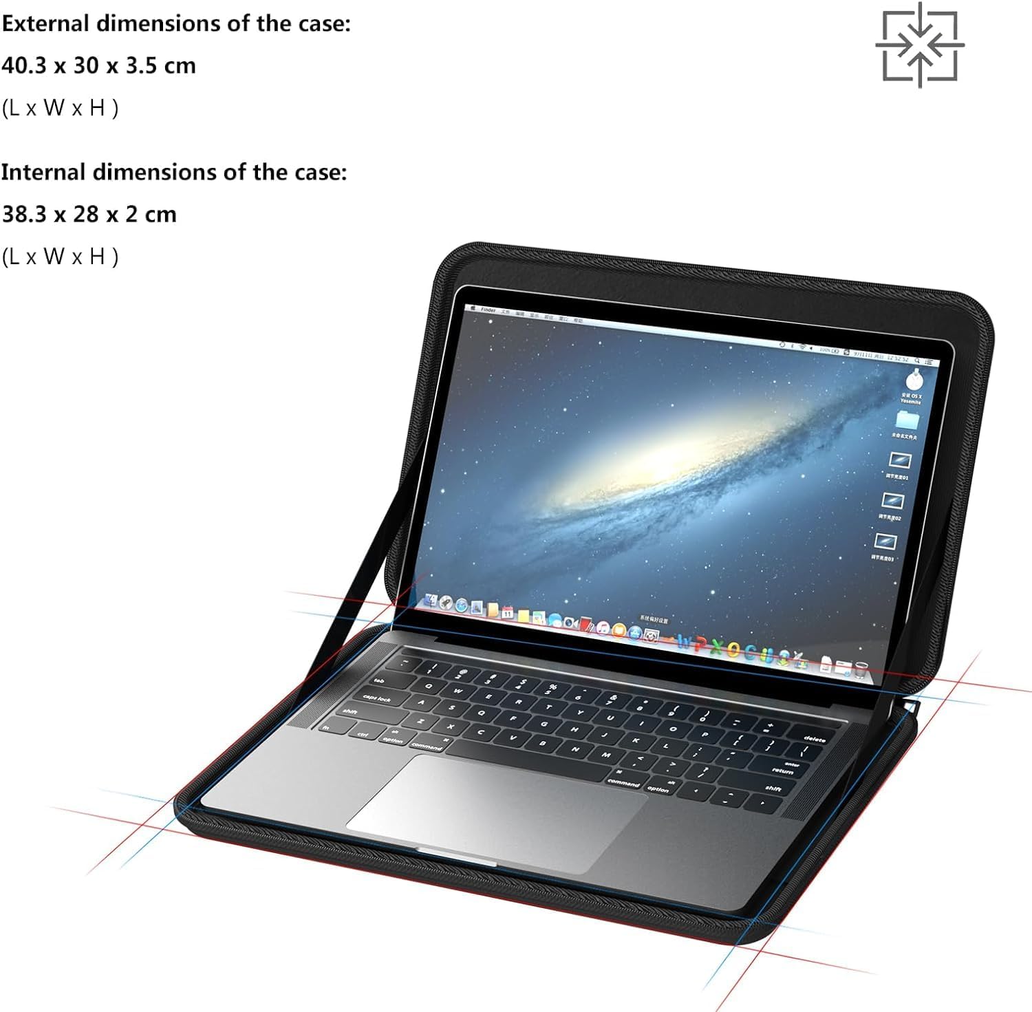 Smatree Custodia per computer portatile da 16 pollici Lenovo Legion Slim 7i Gen 8/7 Gaming Laptop per Lenovo Legion Slim 5i/5 Gen 8 Gaming Laptop per Lenovo Legion 5 Pro Gen 7 Laptop