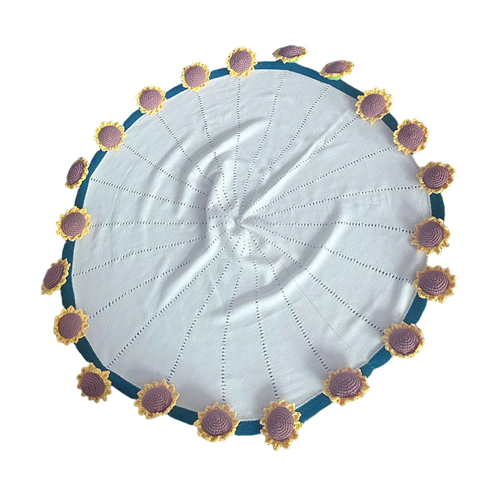 Tsophreniq Sunflowers Plush Blanket Machine Washable Acrylic Fibers Materials Kids Room Decoration Crafting Project Sunflowers Blanket