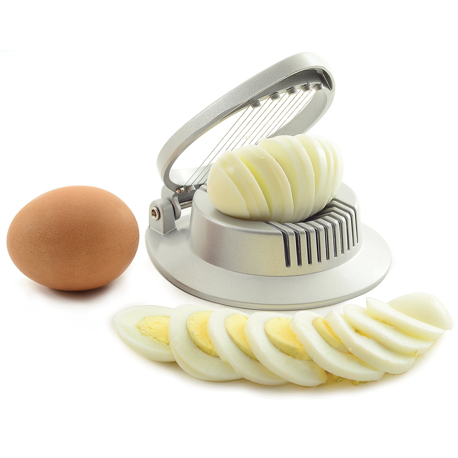 Norpro Eierschneider, rund, silberfarben