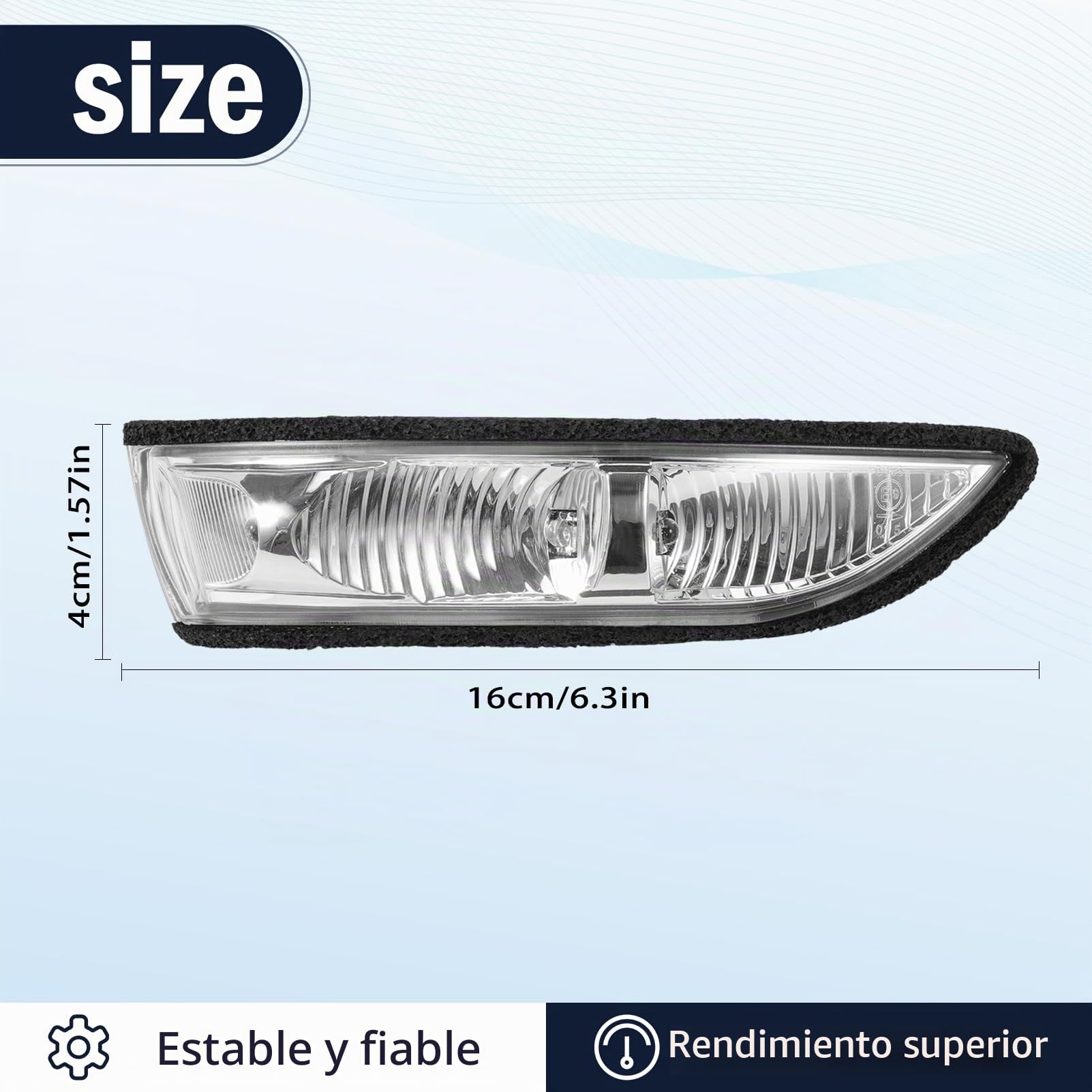 Indicadores de dirección espejo retrovisor para A-Klasse W169 B-Klasse W245 parpadeante repetidor retroviseu lateral para (derecho - lado del pasajero) 1698200621 A1698200621