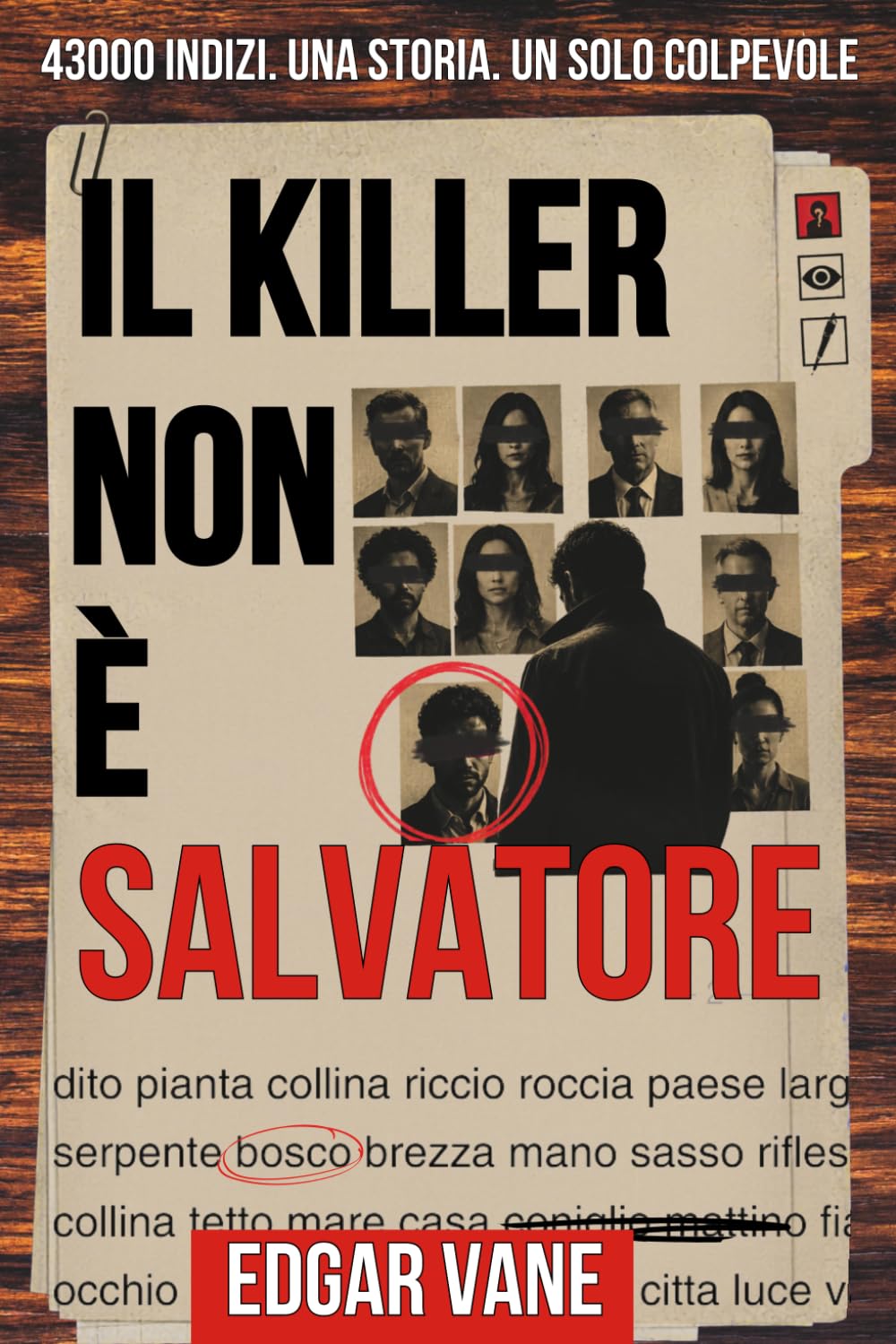 Il killer non è Salvatore: 43000 indizi. Una storia. Un solo colpevole. Il detective SEI TU.