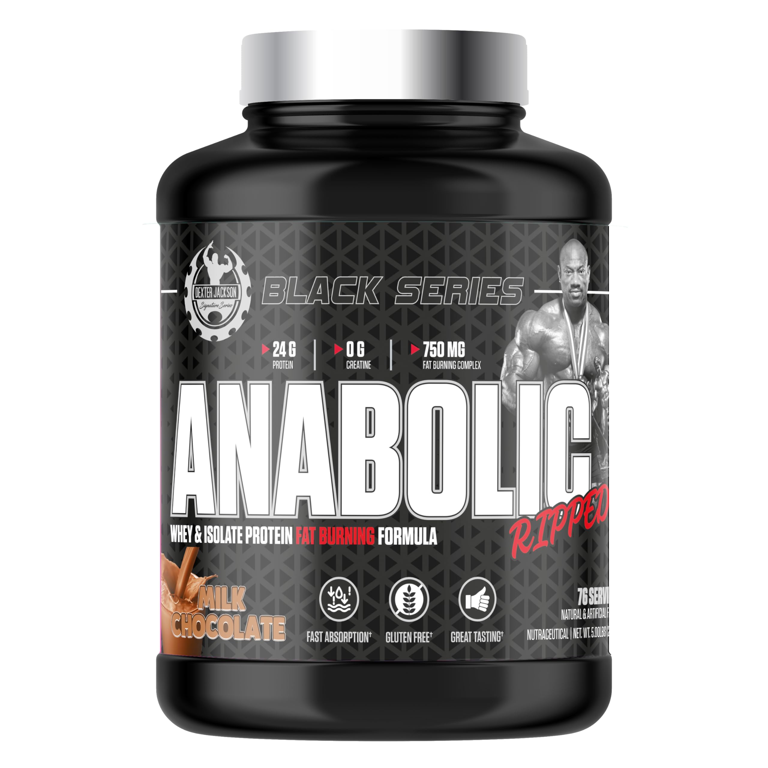 Dexter Jackson Signature Series Black Anabolic Ripped Whey