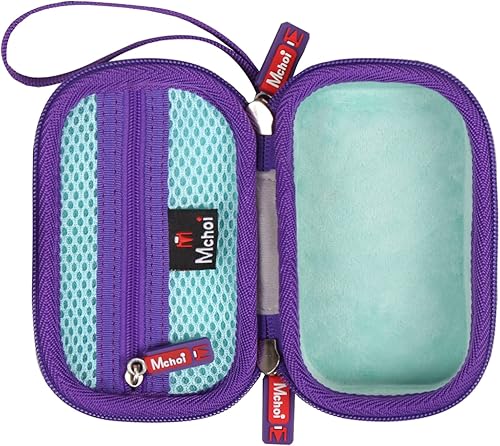 Miniatura 2 de Mchoi Estuche rígido de transporte adecuado para mouse Logitech G305 Lightspeed inalámbrico, a prueba de golpes, impermeable, color verde azulado,