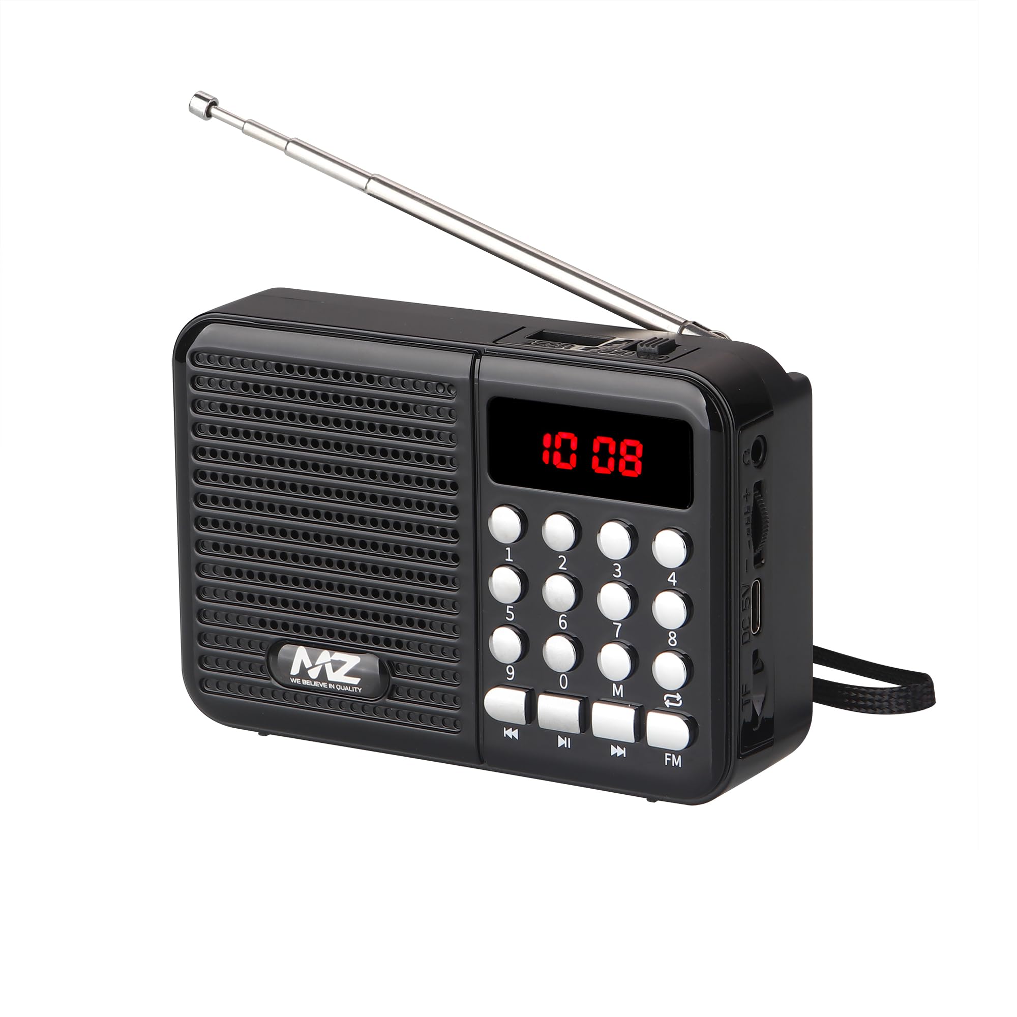 MZ S8 (FM Super Radio) with Bluetooth/USB/Aux/TF Card 5W Power & 1200mAh Battery-image-26
