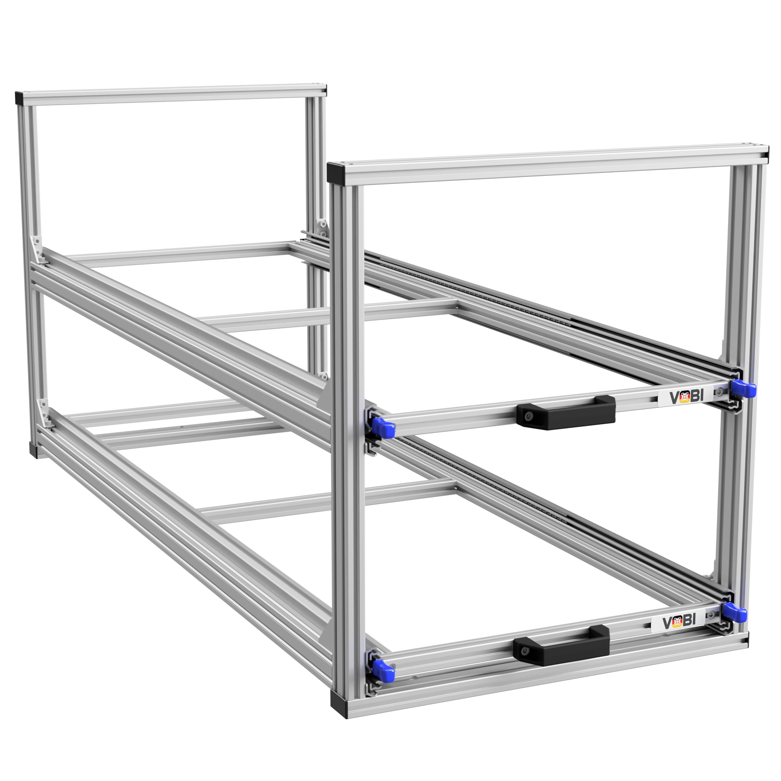 VOBI Kastenwagen Heckauszug 900/1200 mm (900x400 mm, mit 2 Auszügen)