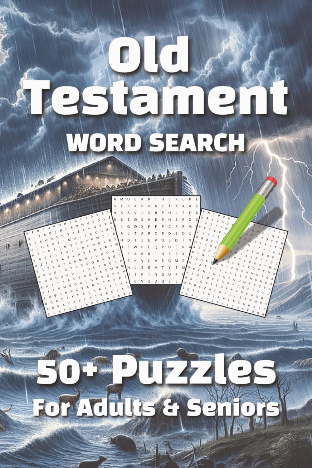 Old Testament Word Search Puzzle Book: Word Searches with Easy to Reach Print about Creation, Noah's Ark, King David and More | 6x9 inches, 110 pages ... Gift for Vacations, Holidays and Free Times