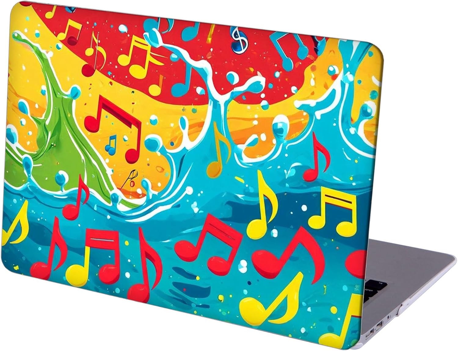 Compatible with MacBook Neo 13-inch, Hard Shell Case with Keyboard Cover and Screen Protector (A3404 A18 Pro chip, 2026 Release) - Music MC21557