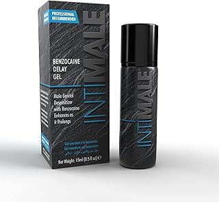 Benzocaine Delay Gel for Him; A Benzocaine Premature Ejaculant Control for Men to Last Longer in Bed and Perform Like an Intimale