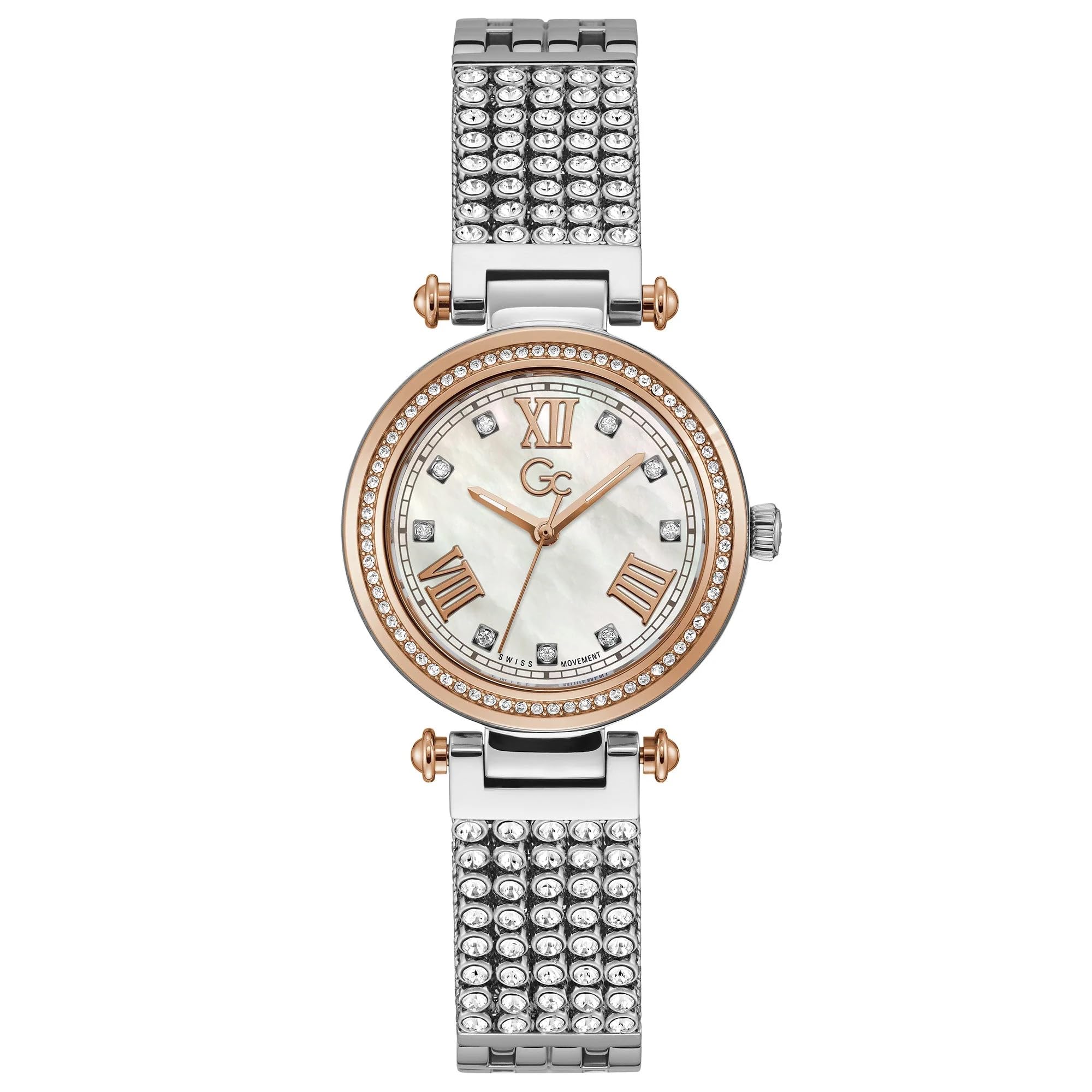 Gc Womens 32 mm Primechic White Dial Stainless Steel Analog Watch - Y47009L1MF (B092QWM74J) Amazon Price History, Amazon Price Tracker