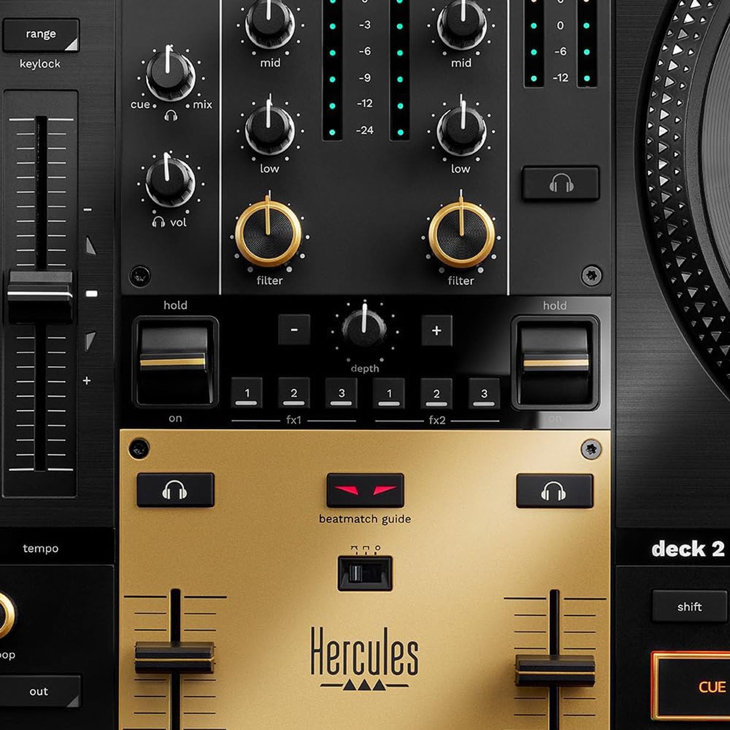Hercules DJ Control Inpulse T7 Premium Fader Module + Gamuza de microfibra Keepdrum