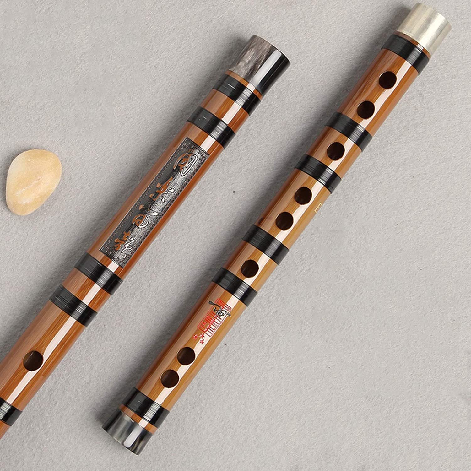 Profesjonalny flet bambusowy do zabawy, profesjonalny, wyrafinowany, gorzki bambus, CDEFG, dla dorosłych, początkujących, instrument muzyczny ludowy (kolor: E)