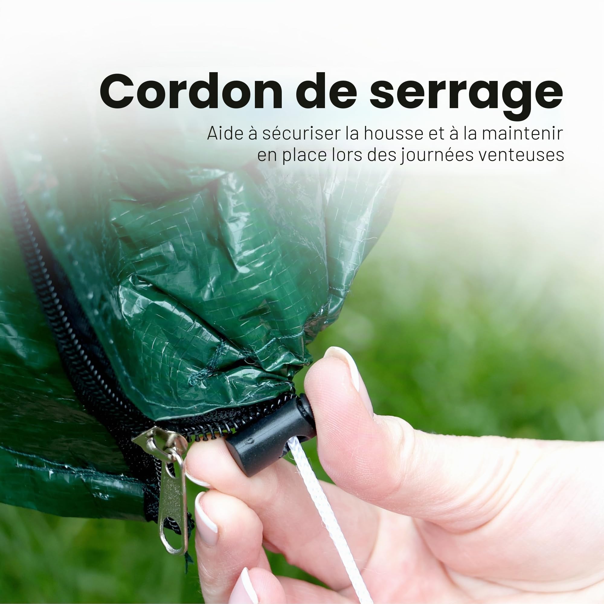 DIVCHI Housse de protection imperméable pour balancelle 3 places pour extérieur, jardin, terrasse