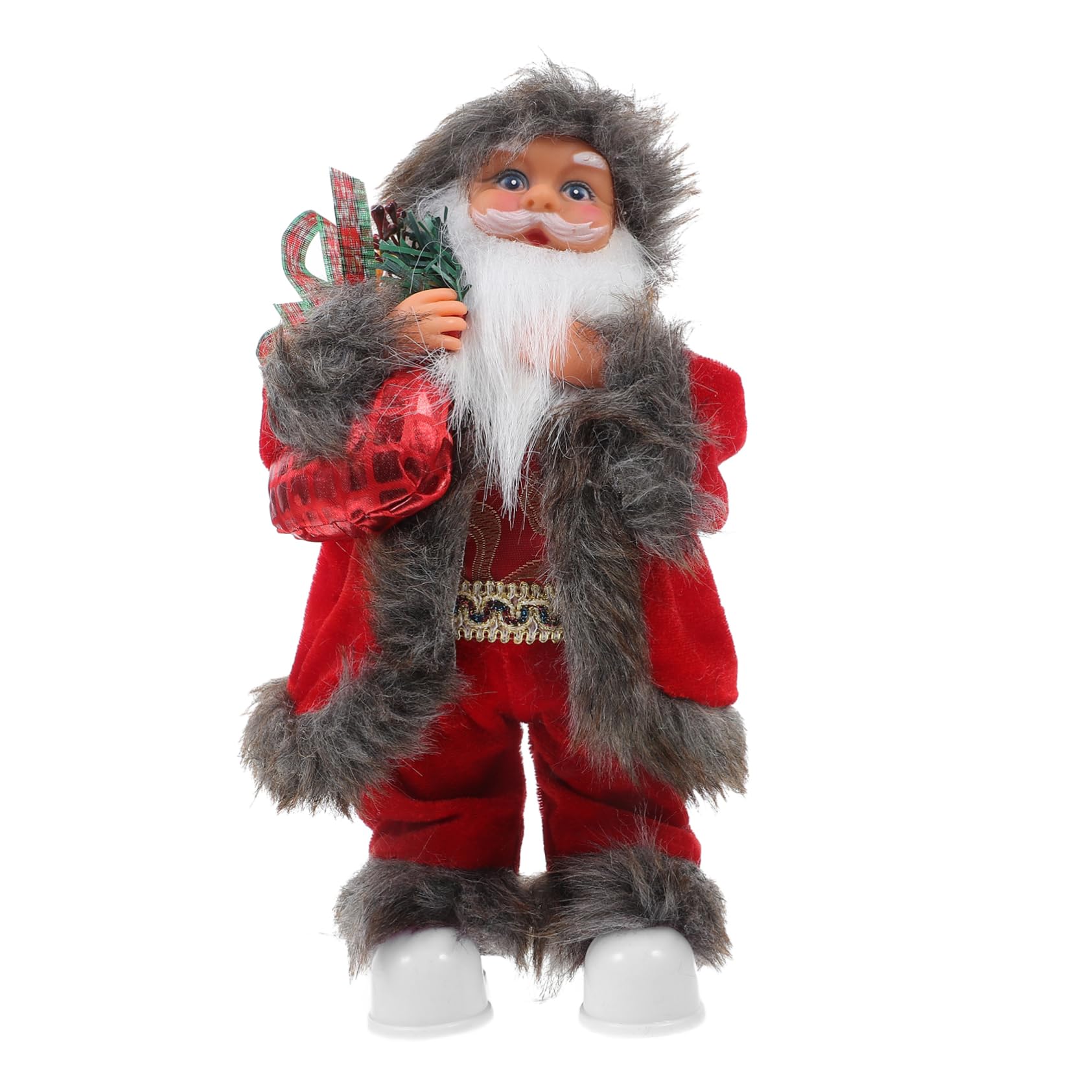 Decorazione Natalizia Statua Di Babbo Natale Elettrica Artigianato Natalizio Bambola in Movimento Giocattolo Musicale Per Tavolo Forniture Natalizie Decorazioni Natalizie
