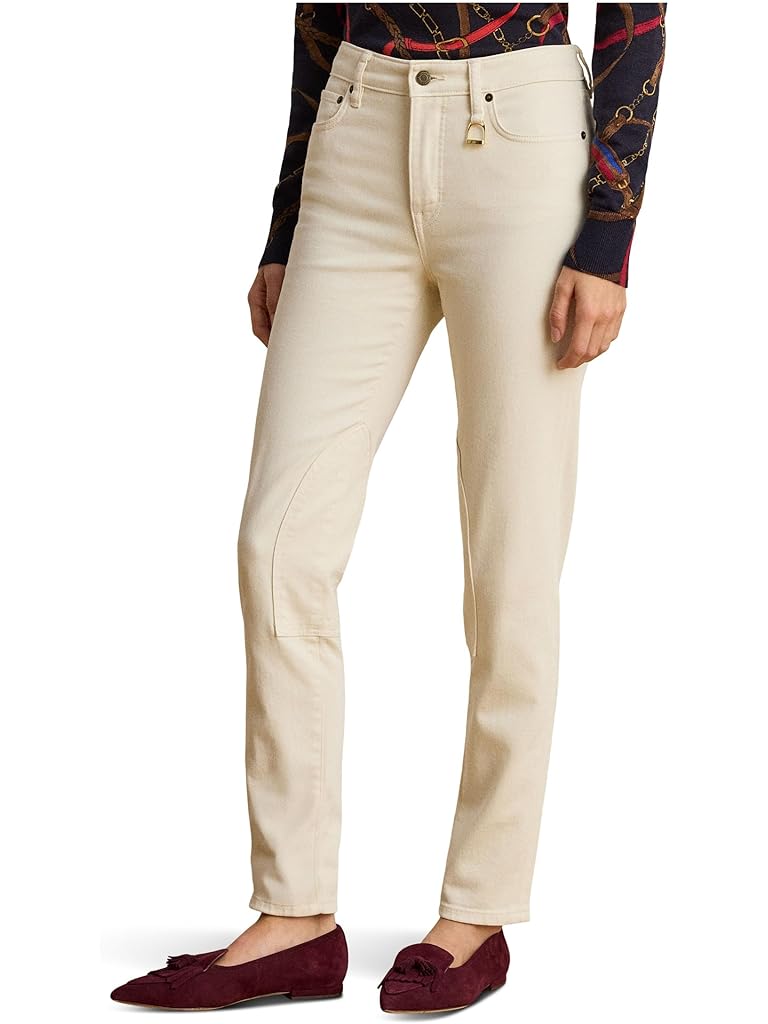 Yellow Lauren Ralph Lauren High-Rise Skinny Ankle Jeans