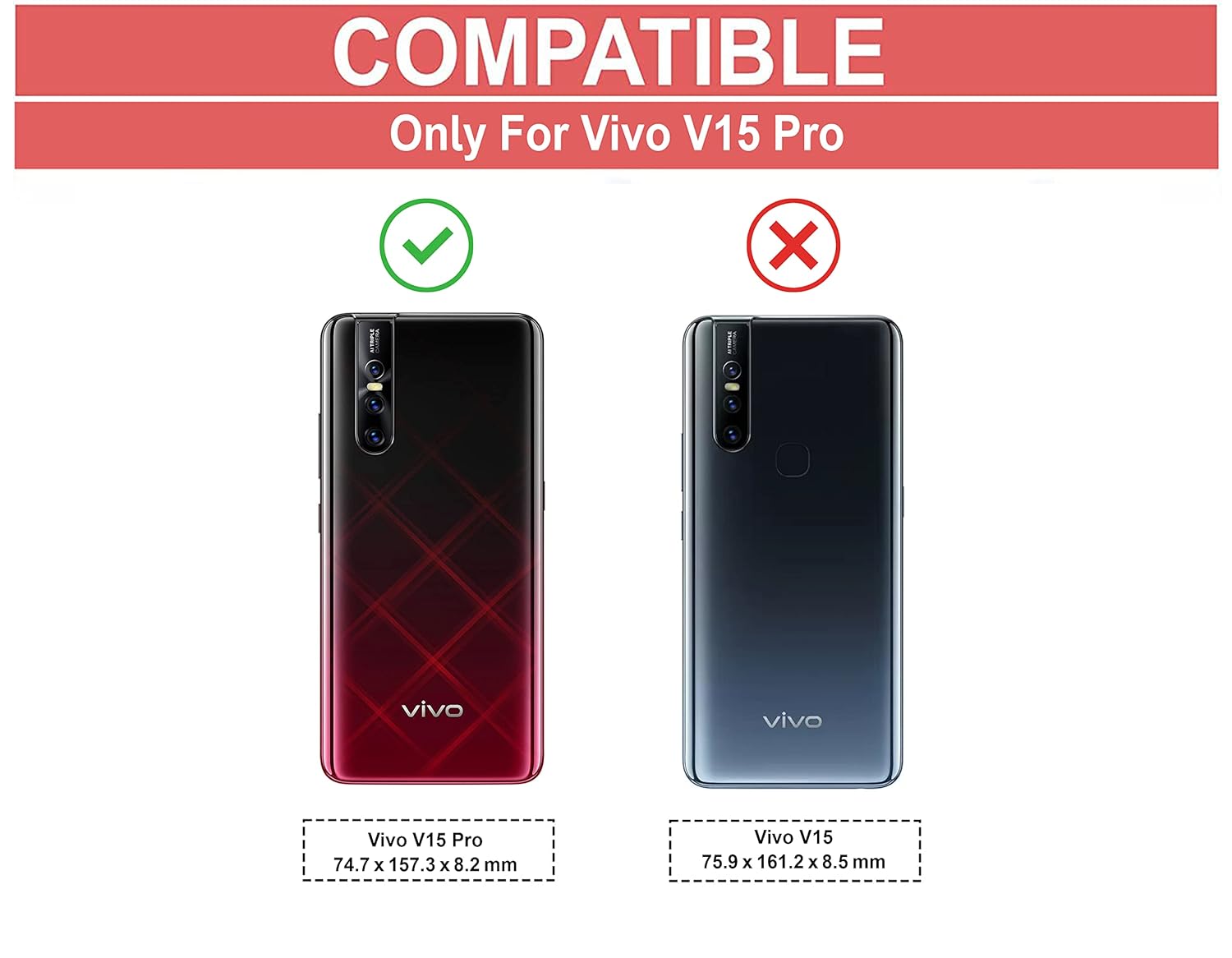 Amazon Brand - Solimo Back Cover Case for Vivo V15 Pro | Compatible for Vivo V15 Pro Back Cover Case | 360 Degree Protection | Soft and Flexible (TPU | Transparent) offers donot miss