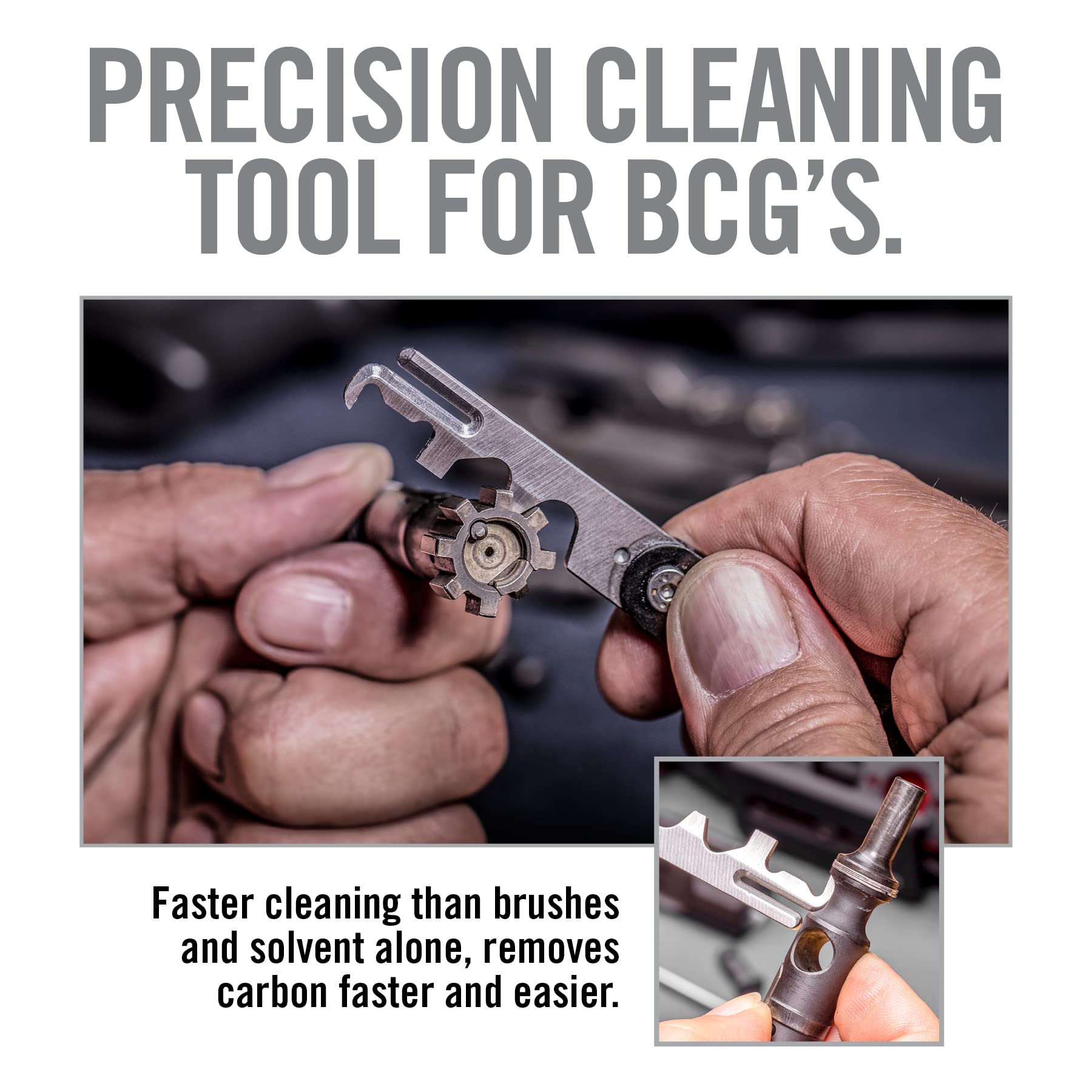 Real Avid Raspador MSR - Herramienta de eliminación de Carbono BCG