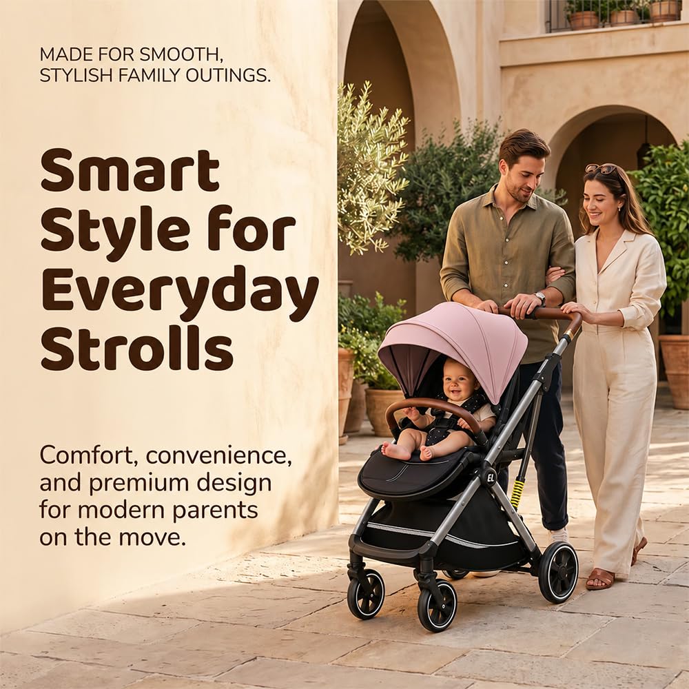 StarAndDaisy Coballe Stroller - Recline & Safety -2