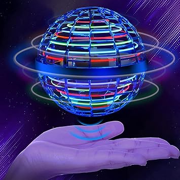 WOWKART Flying Ball Boomerang Flyorb Magic Balls Fly Nova Orb Flying Spinner Fidget Toys Children USB Rechargeable Built-in RGB Lights 360?Rotating Magic Controller