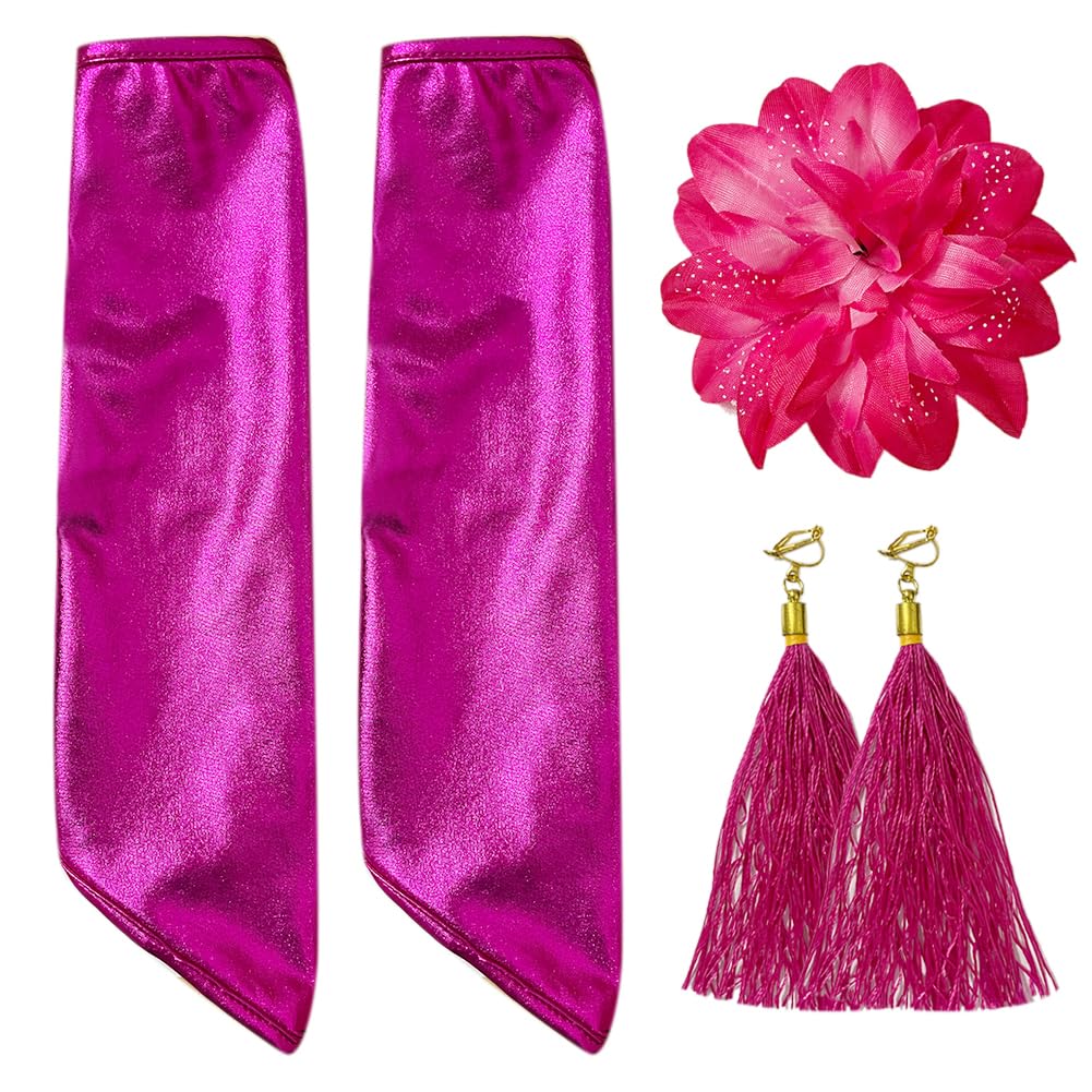 Filles Paillettes en Boucle Pampilles Robe de Danse Latine Enfants Salsa Samba Rumba Tango Jazz Carnaval Spectacle Costume de Compétition (Tailles Plus Petites)