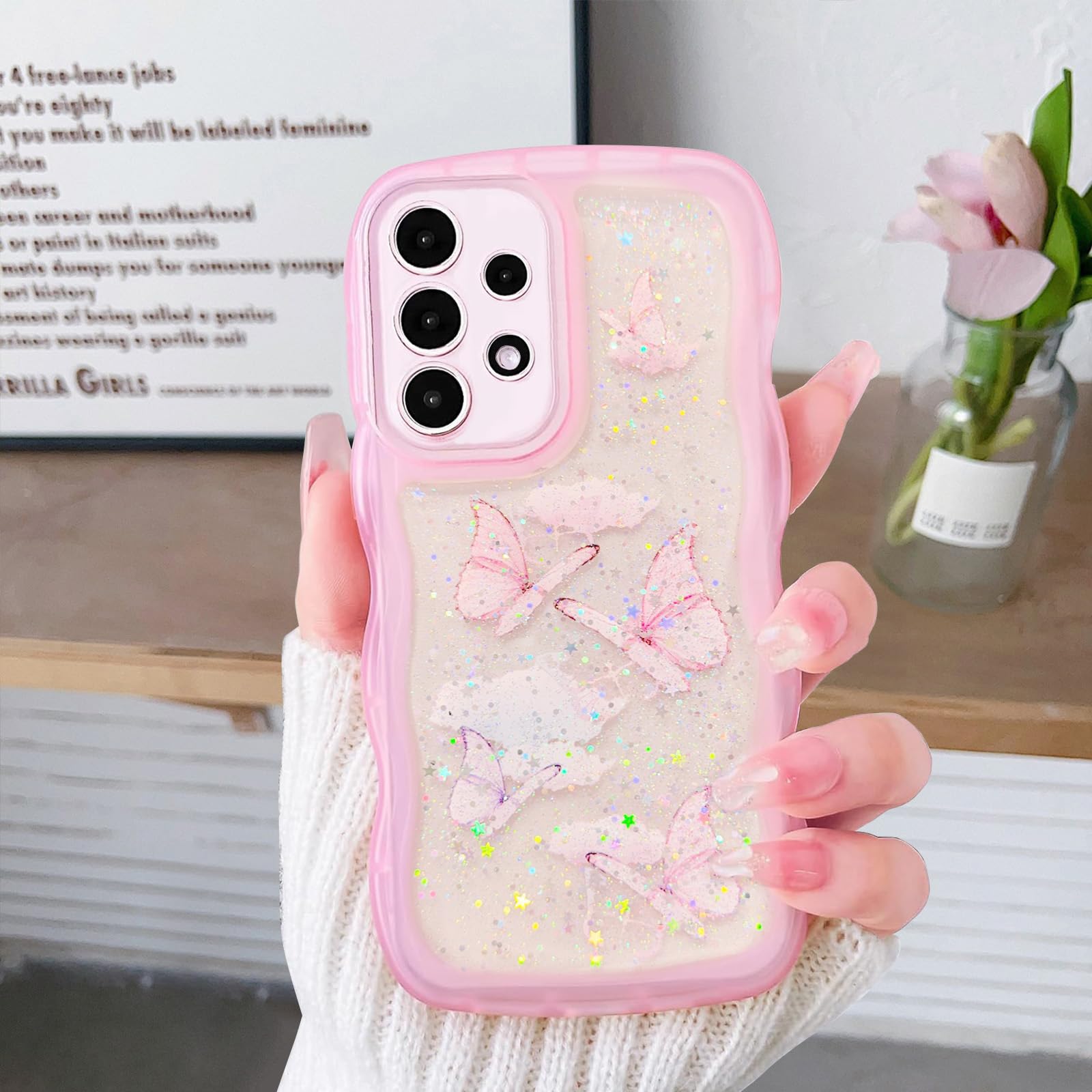 YANJIEER ESONG Süße Leopardenmuster Handyhülle für Xiaomi Re
