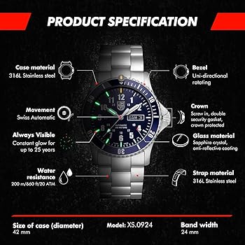 Amazon.com: Luminox Men Analog Automatic Watch with Stainless