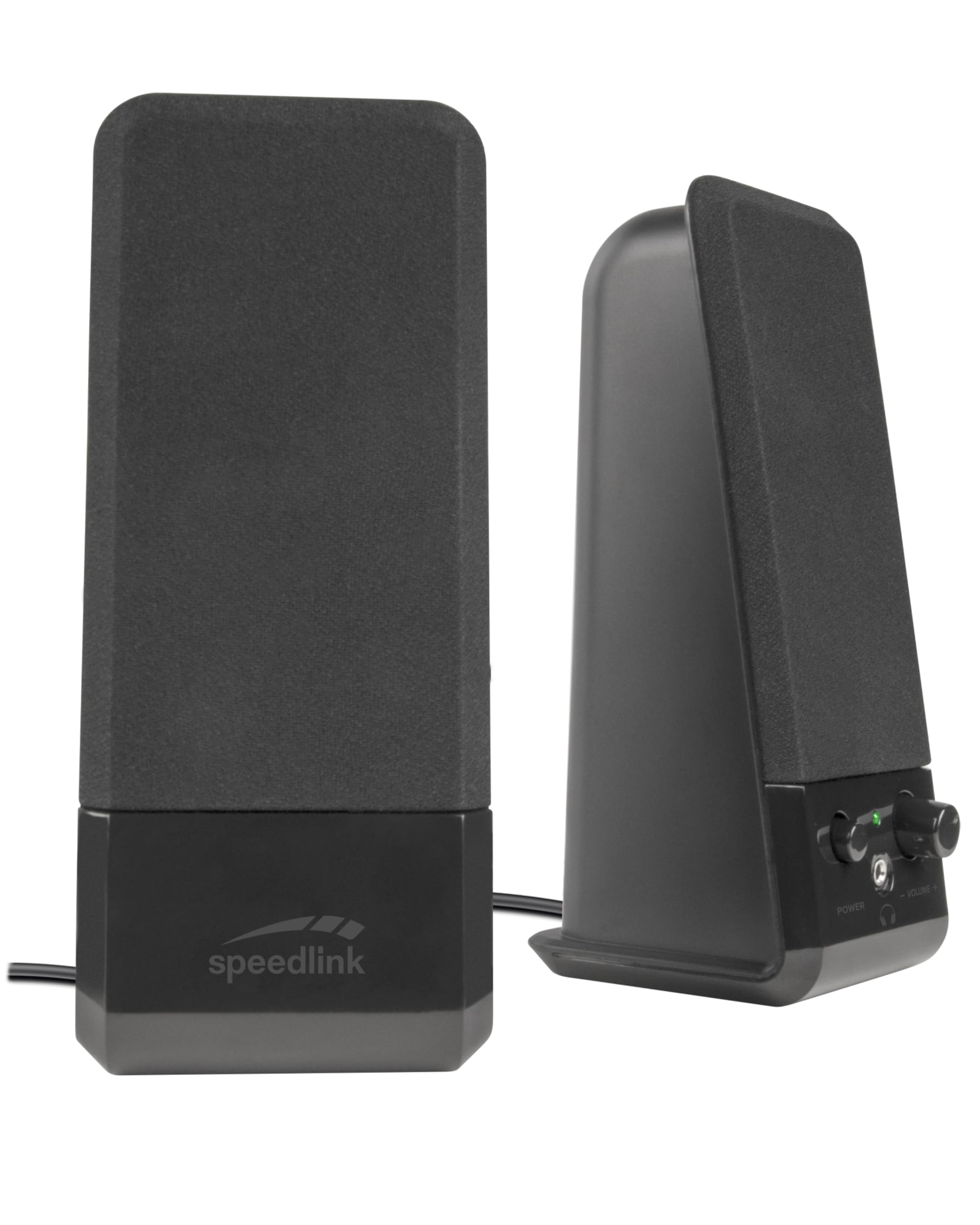 Speedlink EVENT Stereo PC Speaker 3,5mm, 12W, schwarz