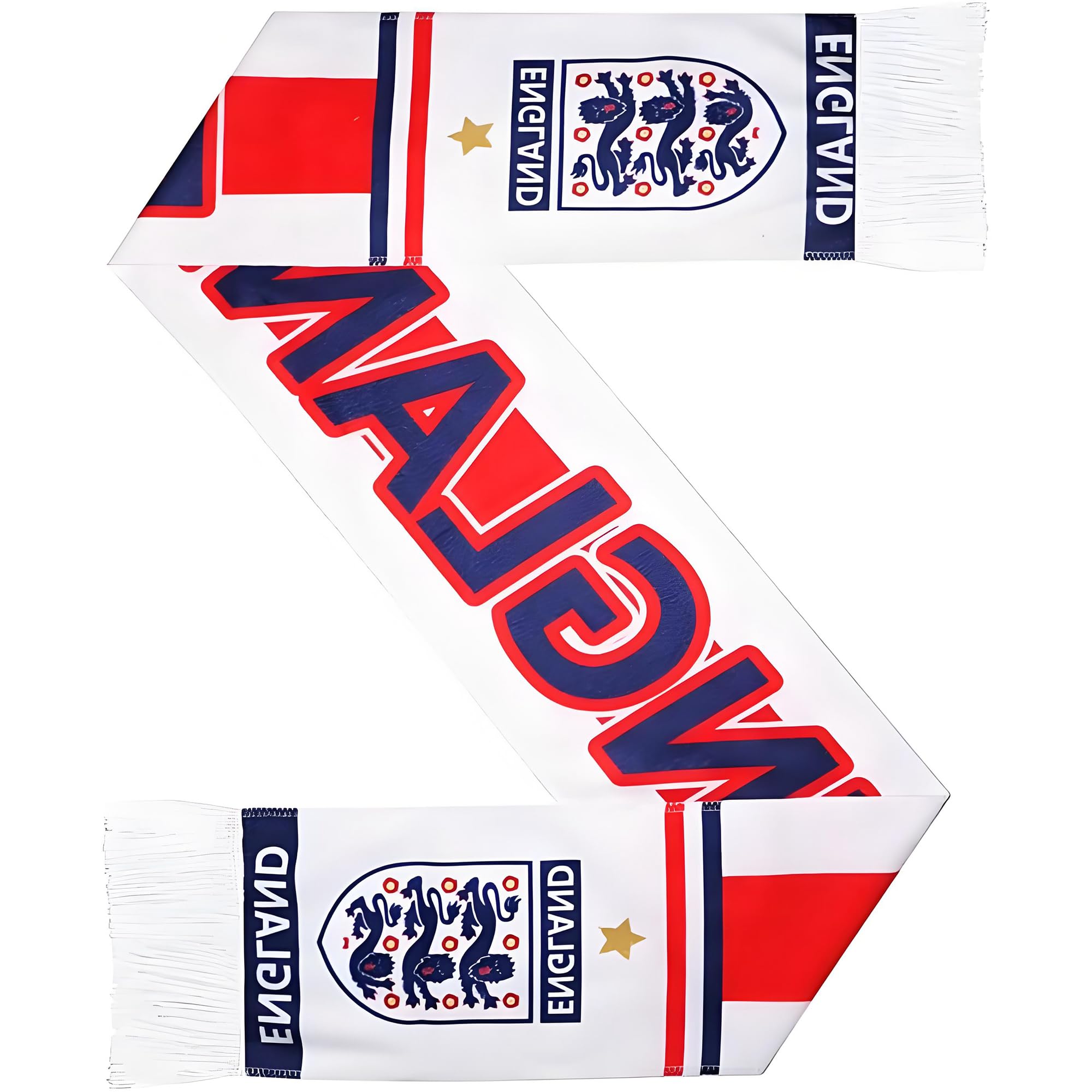 England Football Scarf, 2026 World Cup Football Scarf for Party Decoration, England Football Supporters Gear Scarf, Fans Scarf for Football Match(145 * 17CM)