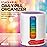 MEDca Weekly Pill Organizer, 1 Dispenser, 7 Stackable Multi-Color Compartments Four Times-a-Day - Morning, Noon, Evening, and Bedtime, White
