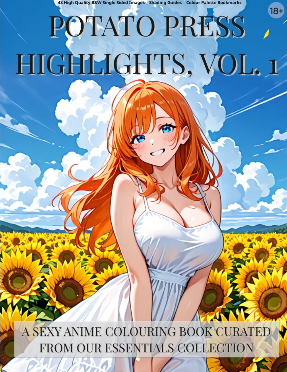 Potato's Premium Pinups Test Book: Sampler 1: The Essentials Collection (Potato's Premium Pinups Sexy Anime Colouring Books)