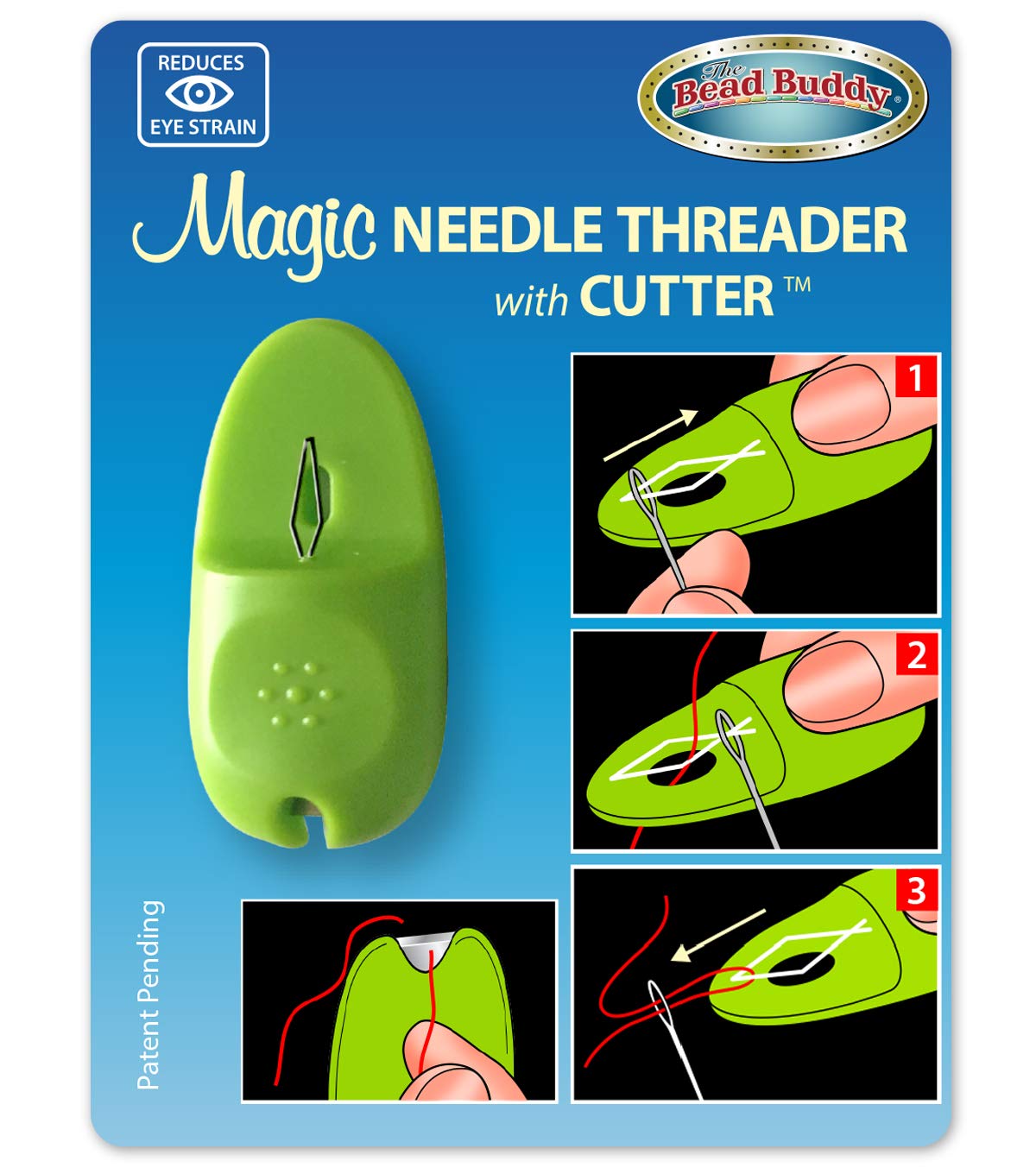 Amazon.com: Bead Buddy Magic Needle Threader with Cutter