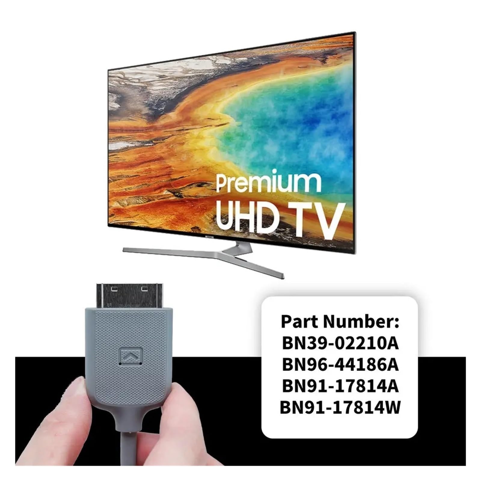 Linea TV 2M Un Cavo Di Collegamento BN39-02209A BN91-17814W BN91-178814A BN96-44183A È for UN49MU7000F UN49MU8000F UE55MU7000T Assemblaggio Filo