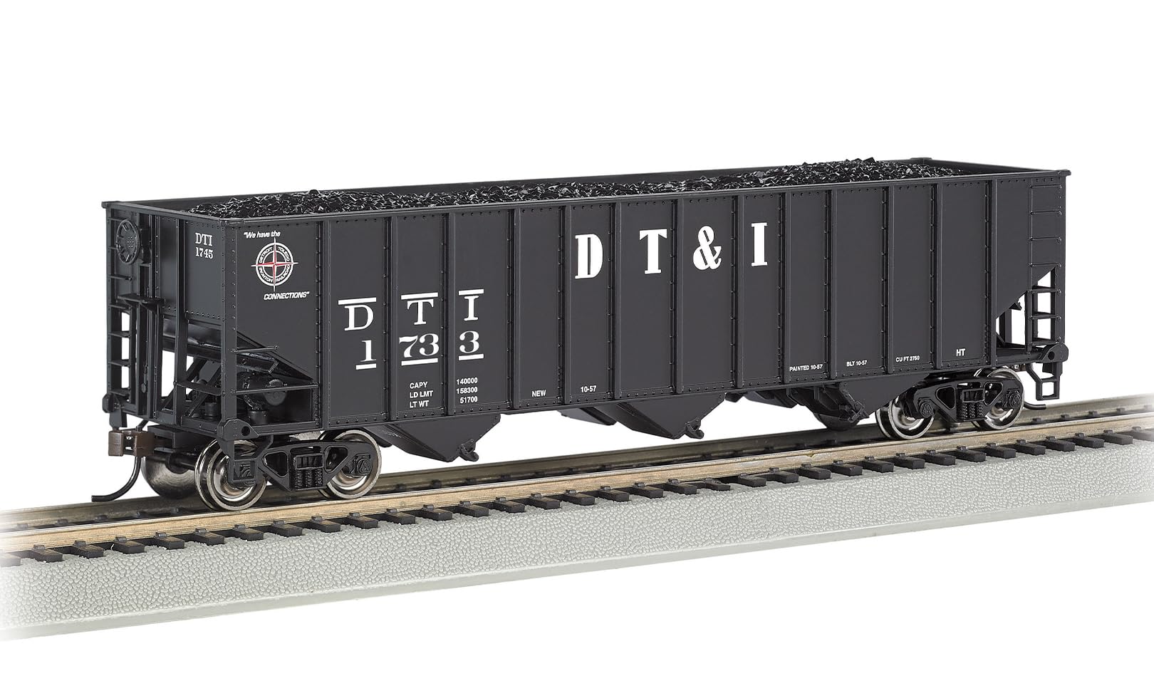 Wagon HO Bachmann Trains Bethlehem Steel DT&I pour revivre l'âge d'or du rail