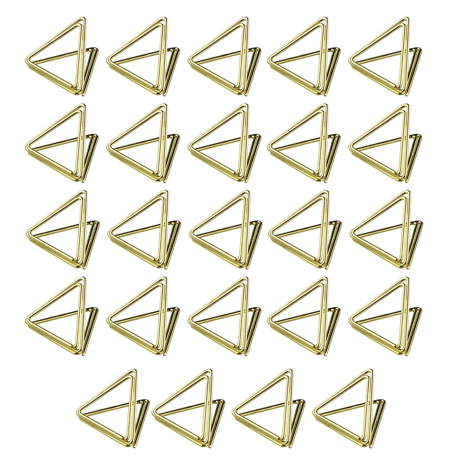 GHHZML Wedding Table Card Holder Place Card Holder 24 Pack Unique Metallic Gold Cards Table Number Stands