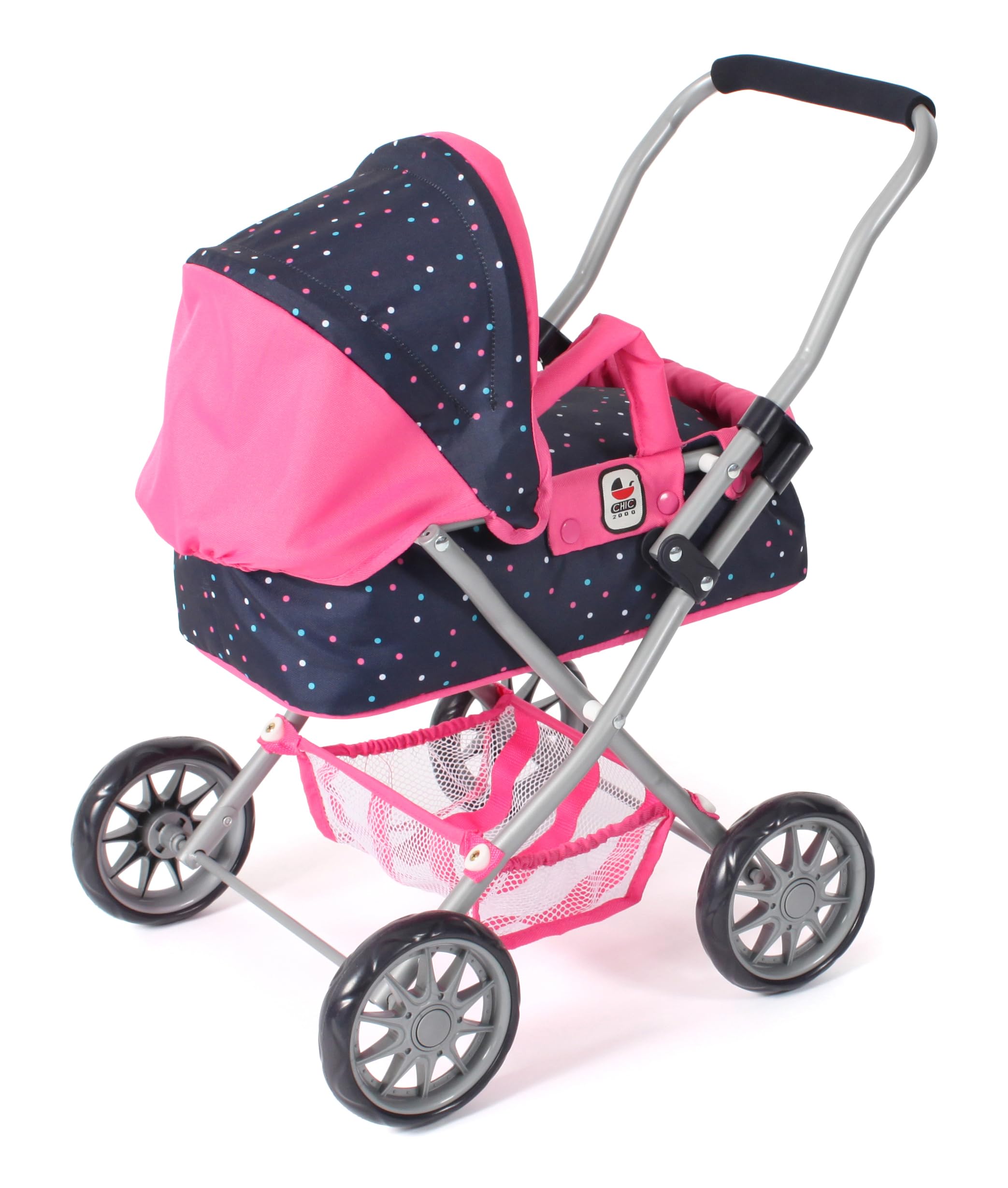 Bayer Chic 2000 Poussette Poupon Smarty | Mon Premier Landau Évolutif | Une première poussette pour poupon haut de gamme, saine et parfaitement adaptée aux tout-petits dès l'âge de 2 ans.
