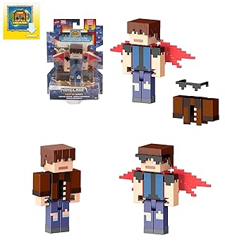 Minecraft フィギュアセット Amazon.co.jp: Mattel マインクラフト アクションフィギュア