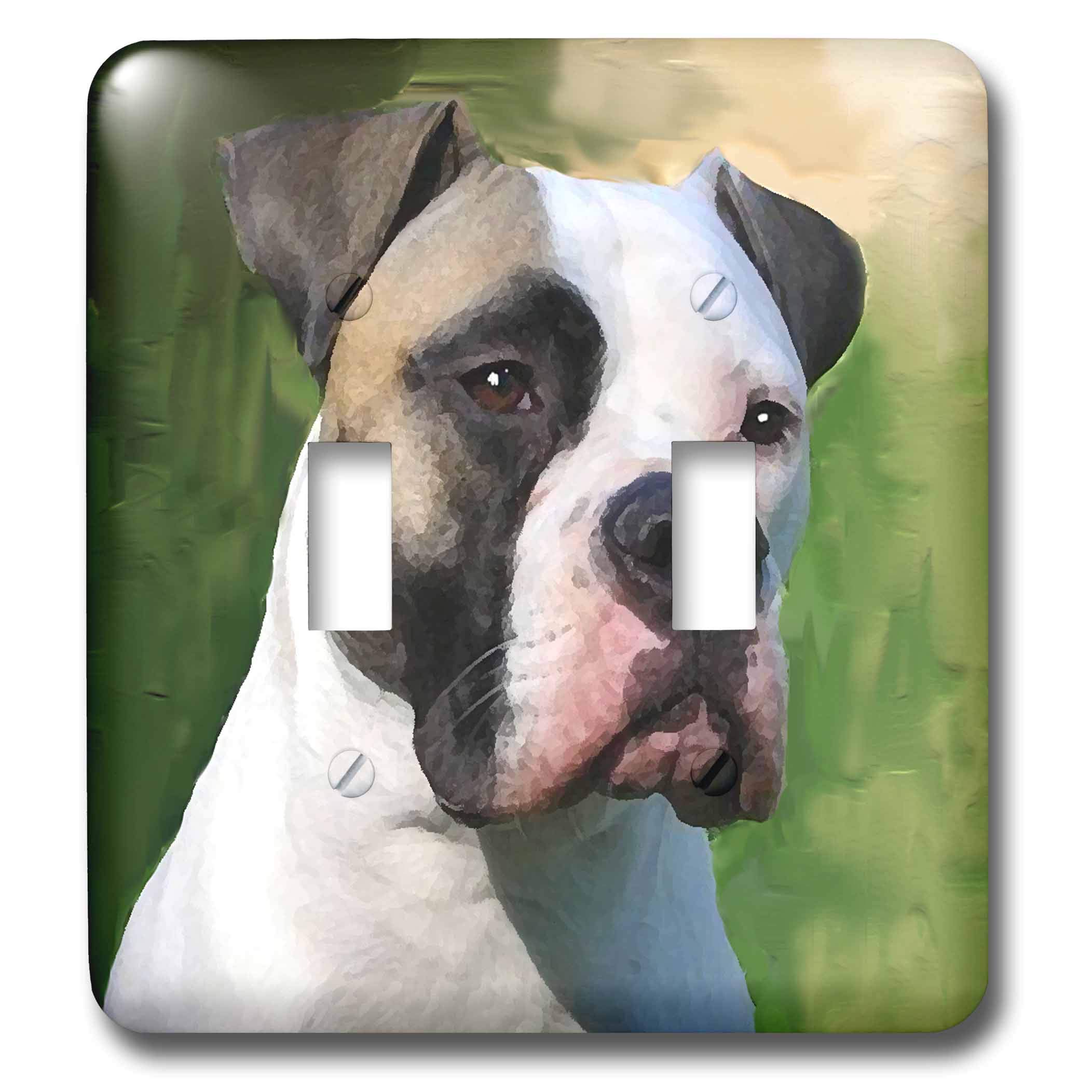 Interrupteur double American Bulldog lsp_4151_2 pour remplacer une plaque terne