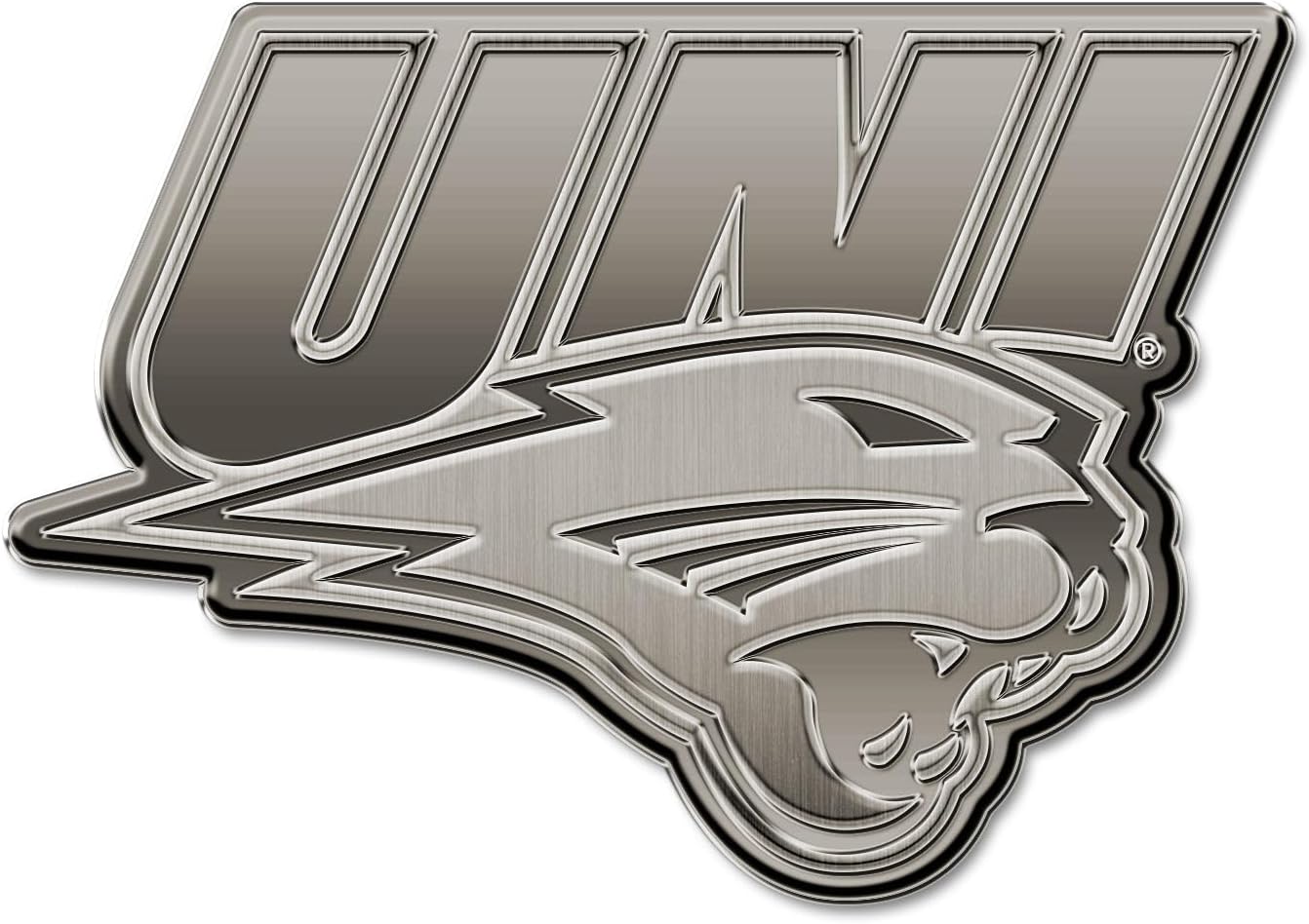 Rico AEM250301 Northern Iowa Antique Nickel Auto Emblem