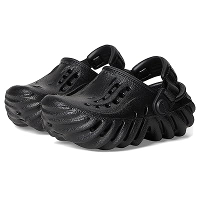 Crocs Kids Echo Clog (Toddler) Kids Shoes Black