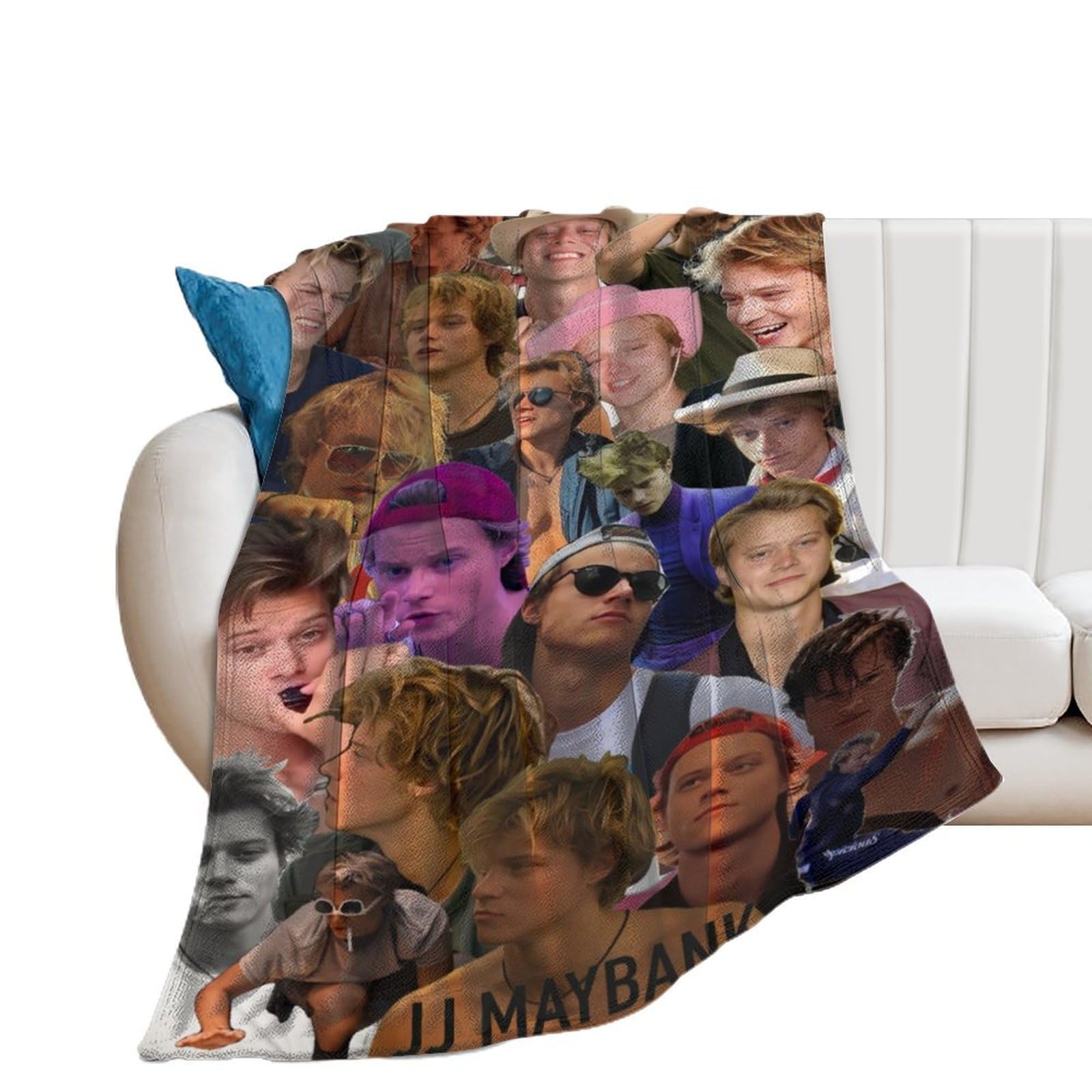 Blanket Super Soft Flannel Throw Blanket Gift Blanket for JJ Actor Maybank Music Lovers All Seasons Outer Bank Bedroom Sofa Living Room Home Decorations 40""*50"" （100 * 130cm）, Style