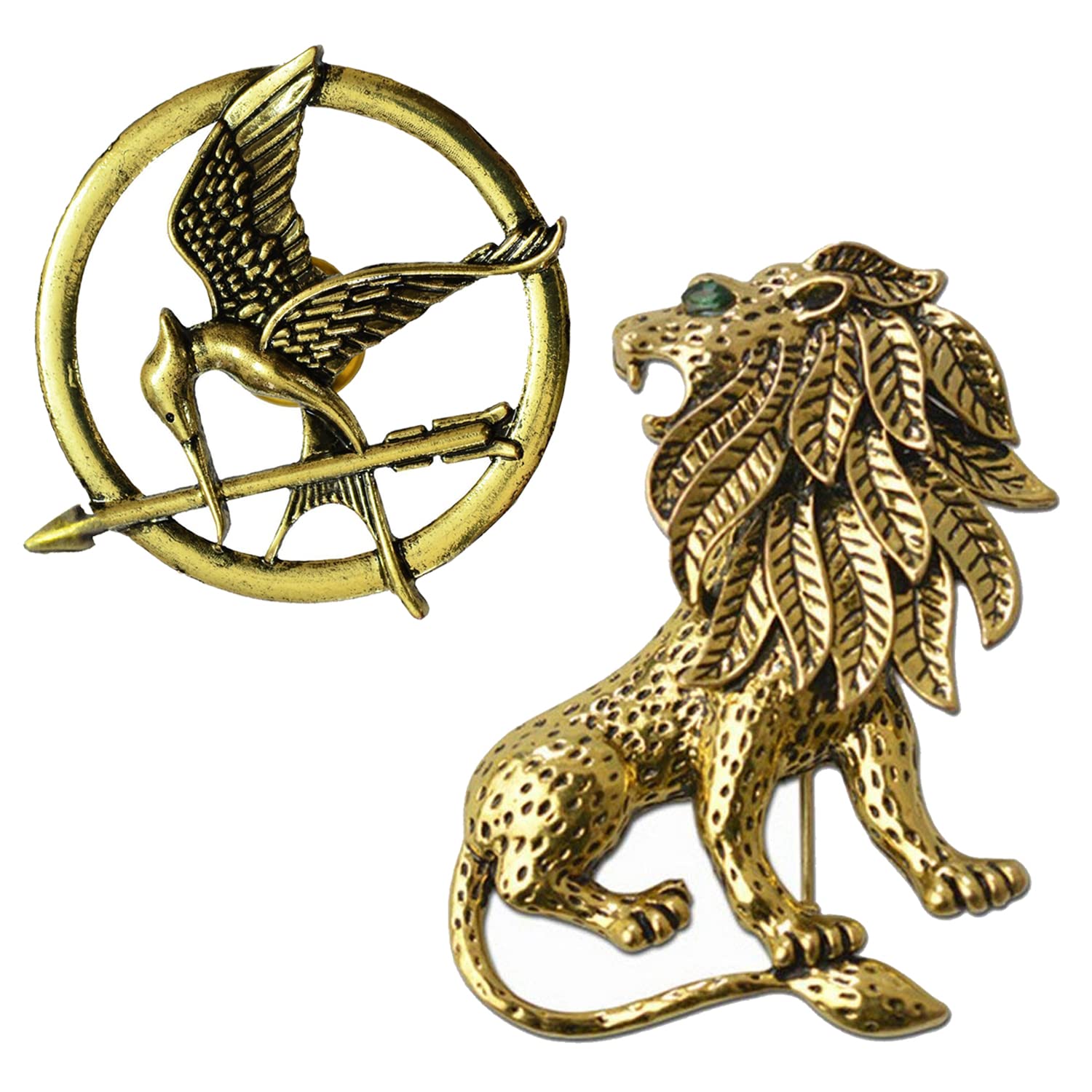 Mahi Combo of Lion and Woodpicker Shaped Wedding Brooch/Lapel Pin for Men (CO1105516G) (B0BKT3SMMY) Amazon Price History, Amazon Price Tracker